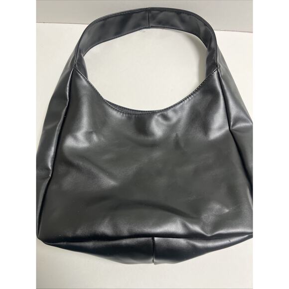 “Completely Dedicated to enjoy forever time” Embrod-black shoulder‎ bag 16x10 In - Picture 4 of 4